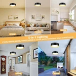Brighthome 1-pack Flush Mount Ceiling Lights - 13 Inch Black/gold. Fixed Price $144.47.