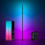 Eastfine Corner Floor Lamp 70", Upgraded Rgb With Remote Control, App Control.... Fixed Price $58.39.