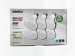 Satco S9022 Br30 Led Bulbs, 65w Equivalent, 3000k Warm White, 6-pack. Fixed Price $32.55.