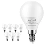 Marxlait 8 Pack E12 Ceiling Fan Light Bulbs, 60w Equivalent, Daylight White 5.... Fixed Price $15.84.