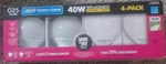 Feit Electric G25 Globe 11w Soft White Energy Saving Light Bulbs 4-pack. Fixed Price $12.50.