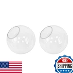 Koko&yukina 6" 2-pack Clear Glass Globes Replacement Lamp Shades - 2. Fixed Price $83.18.