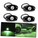 Yoneda Green Rock Lights 6000k Ultra Bright Led Neon 4 Pods 3led. Fixed Price $33.23.