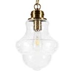 Henn&hart 9" Brass Metal/glass Pendant. Fixed Price $107.99.