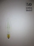 Bulbrite 40-watt Warm White Light B8 (e12) Candelabra Screw Base 2700k 50pk. Fixed Price $26.95.