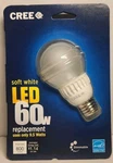 Cree Soft White Led 60w Dimmable Bulb 2700k/800 Lumens- Nib. Fixed Price $17.97.
