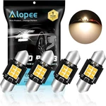 Alopee 4 Pack De3022 Led Bulb 31mm Festoon Light 31mm, Pack-warm White. Fixed Price $17.30.