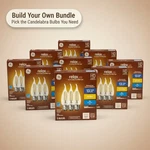 Ge Relax Candelabra Led Light Bulbs Soft White Build Your Own Bundle New Stock. Fixed Price $13.45.