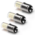 Ba15d 12v, 1076 1142 1176 S8 1004 90 Led Bright White 6000k, 3w Dc Bayonet Bu.... Fixed Price $18.28.