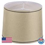 Patikil 11.4"x12.6"x9.8" Drum Lampshade For Table/floor Lamps - Beige Linen. Fixed Price $38.09.