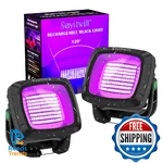 Sayitwill Rechargeable Black Light 2 Pack, 6000amh Battery Powered Blacklight, 3. Fixed Price $60.04.