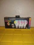 Glow Color Changing Light Bulbs 4 Pack 5w Remote Control 16 Colors. Fixed Price $35.00.
