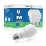 Novapollo A19 Led Bulb 60w Equivalent, 9w, 7 Yr, 760 Lumens, Daylight 5000k. Fixed Price $25.99.