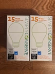 Simply Conserve 15 Watt (100w Equal) 1600 Lumens Dimmable A19 Led Light Bulb 2. Fixed Price $16.95.
