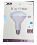 Feit Electric Br30/950ca/ag 8w 5000k 650 Lumens Daylight Alexa Google Smart Bulb. Fixed Price $20.00.