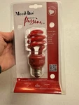 Mood-lites Energy Red Light Bulbs Porch Holiday Sports Parties. Fixed Price $7.99.