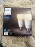 Philips Hue Smart 60w A19 Led Bulb - Soft Warm White Light New(pair). Fixed Price $31.99.