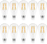Led Edison Bulbs Dimmable, E26 Bulb 60 Watt Equivalent, Soft White 2700k, St58 V. Fixed Price $33.16.