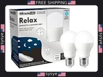 Miracle Led Nature's Vibe Sweet Dreams Night Light Bulb, 2-pack, Yellow. Fixed Price $33.27.