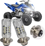2pcs 80w Super White Led Bulbs P15d H6m For Atvs Yfm350 400 450 660 700 Raptor B. Fixed Price $16.43.