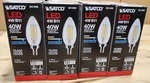 Satco S21268 - 4 Watt B11 Led E12 Clear Bulbs 5000k (24 Pack). Fixed Price $94.95.