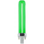 50pk - Sunlite 9w Cf Pl Quads Green Color Light Bulb. Fixed Price $377.99.