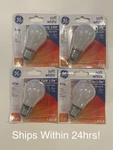 4 Soft White Ge Ceiling Fan Bulbs 40w 355 Lumen Vbration Resistant. Fixed Price $14.30.
