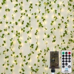 Best Omika Vine With Fairy Lights Plug In, 66ft 200 Led Ivy String Connectable. Fixed Price $45.74.
