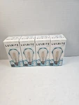 Luxrite Led Edison Bulb 8w=75w St19 St58 4000k 800lm Dimmable Damp Rated E26 4pk. Fixed Price $19.99.