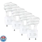 Sleeklighting 13watt T2 Spiral Cfl Gu24 2 Prong Light Bulb Base. Fixed Price $44.99.