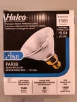 Halco 70351 80w Par38 Reflector Lamp Silver Flood Bulb. Fixed Price $17.49.