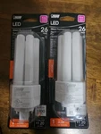 Feit Electric Pl 4-pin Gx24q-3 Led Light Bulb Soft White 26 Watt Equivalence. Fixed Price $17.99.