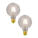 Vicflora G95 Led Pineapple Bulb Retro Edison Lamp 4w 2700k Warm White Clear. Fixed Price $29.79.