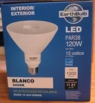 Earthbulb Par38 Led Indoor Outdoor Dimmable 120w 1200 Lumens White Flood Light. Fixed Price $7.50.