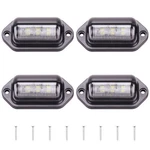 Kinstecks 4pcs License Plate Light 6-smd Lamp Taillight White. Fixed Price $20.69.