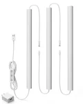 Dimmable Usb Under Cabinet Lights - 3 Pack 12" Linkable Led Strips, 6000k. Fixed Price $13.83.