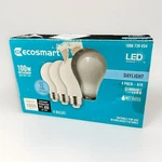 Ecosmart A19 Led Filament Bulb 100w Eq E26 1600lm 5000k Dimmable New. Fixed Price $12.99.