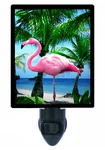 Tropical Decorative Photo Night Light, Flamingo, Palm Trees. Fixed Price $26.99.