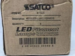 Satco S21265 4b11/led/930/cl/120v/e12 Lot Of 6. Fixed Price $19.52.