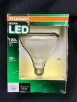 Sylvania Ultra Led Flood 120w / 17w White Dimmable Par38 Bulb 1300 Lumens. Fixed Price $14.99.