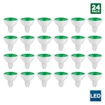 Sunlite Mr16 Green Led Bulb, 12 Volt, 3w, Gu5.3 Base, 25w Equivalent (24 Pack). Fixed Price $163.30.