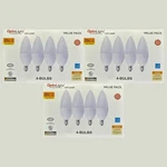 12pk Opto Led Light Bulbs B10 E12 Chandelier Candle Lamp 3w 2700k Life 25000 Hr. Fixed Price $9.98.