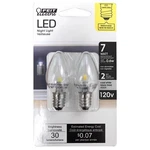 Feit Electric Bpc7/led 4000k 1w 120v E12 C7 White Incandescent Night Light Bulb. Fixed Price $8.89.
