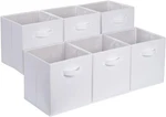 Amazon Basics Cube Organizer Storage 10.5"x10.5"x11", White. Fixed Price $22.06.