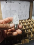 Brightown C9 Led Faceted Replacement Bulbs Warm White 50pcs Brand New. Fixed Price $29.49.