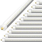 8ft Led Tube Lights, 50w 6500lm, Fa8 Ballast Bypass, 10 Pack. Fixed Price $232.99.