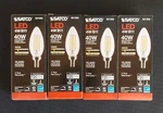 Satco S21265 4w Led Clear Light Bulb 3000k (4 Pack). Fixed Price $19.99.