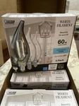 6 X Feit Electric 60-watt Equivalent Ba10 E12 Candelabra Dim White Filament 3 Pk. Fixed Price $62.00.