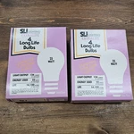 Sli Lighting 25 Watt Bulbs Two Boxes Of 4 New Brass Base Long Life 124 Lumens. Fixed Price $24.95.