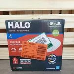 Halo 4" White Integrated Led Recessed Ceiling Mount Light, Dimmable. Fixed Price $13.98.